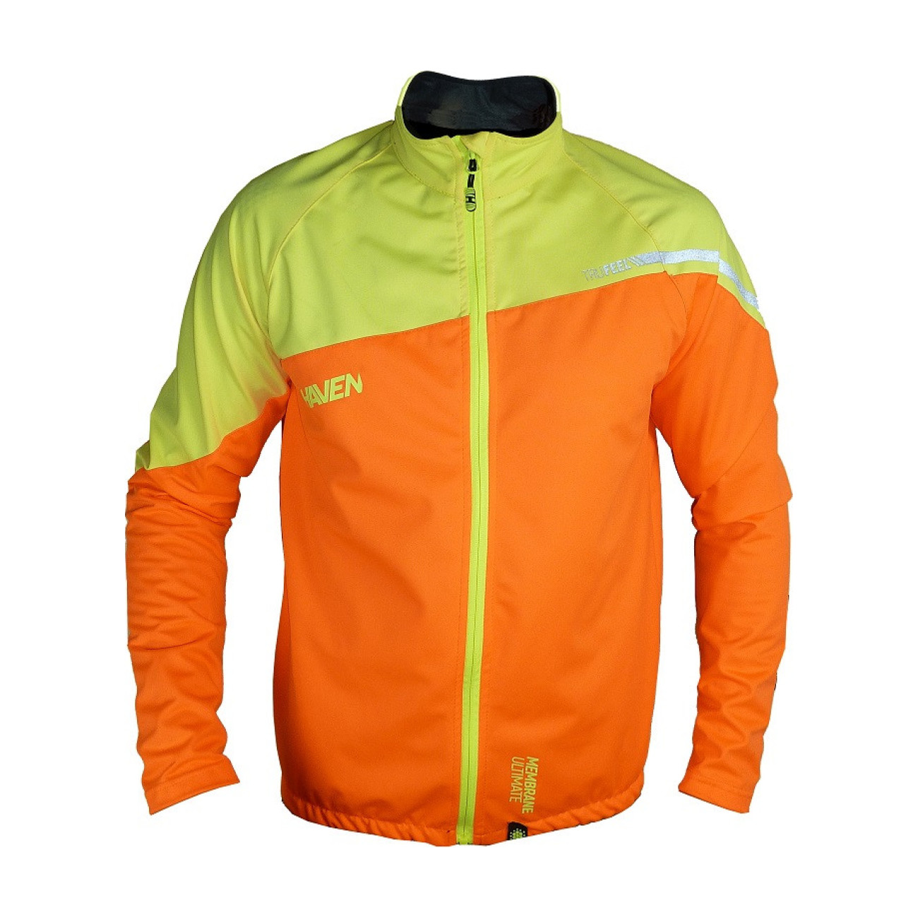 
                HAVEN Cyklistická vetruodolná bunda - TRUFEEL - oranžová S
            