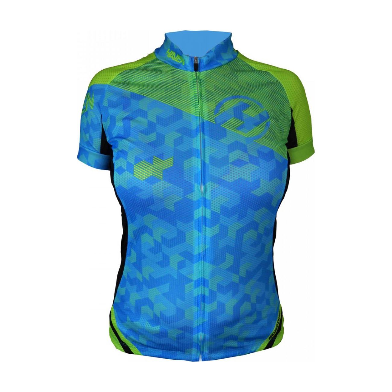 
                HAVEN Cyklistický dres s krátkym rukávom - SINGLETRAIL WOMEN - modrá/zelená XL
            