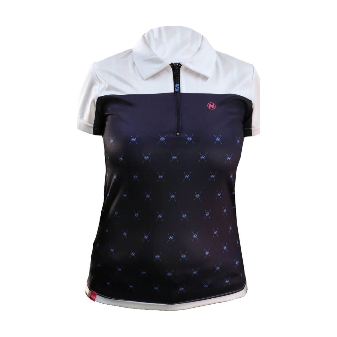 HAVEN Cyklistický dres s krátkym rukávom - CITYR-ID WOMEN - modrá/biela