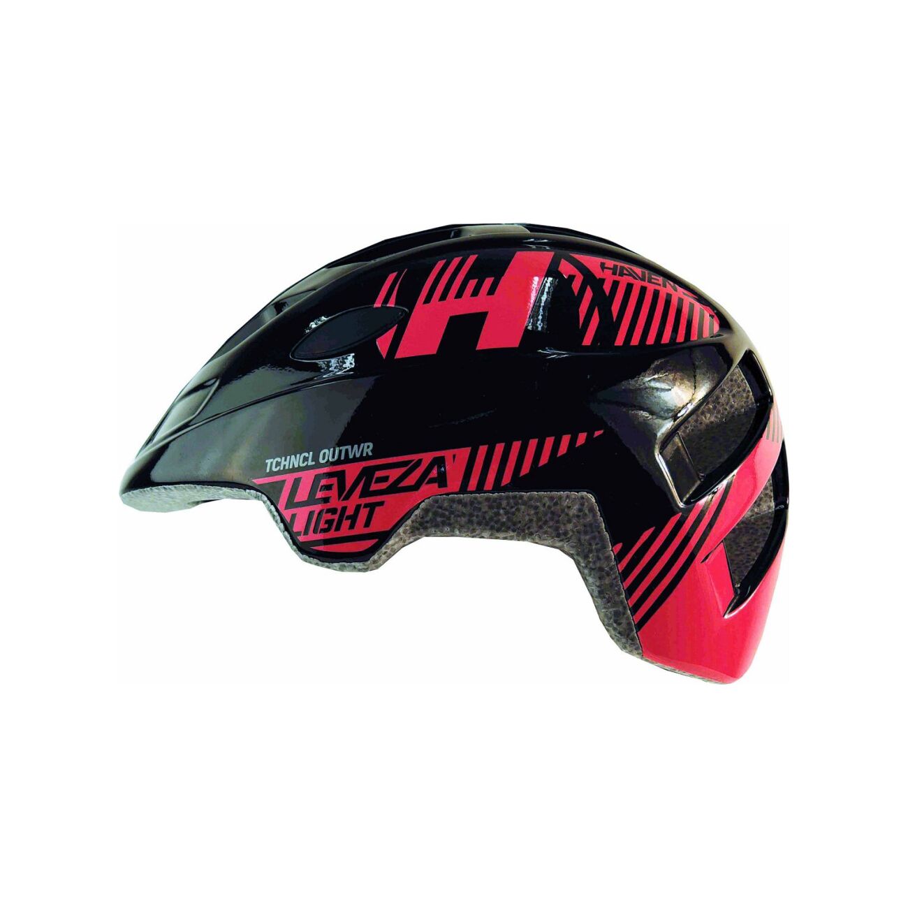 HAVEN Cyklistická prilba - LEVEZA LIGHT - čierna/ružová (48-52 cm)