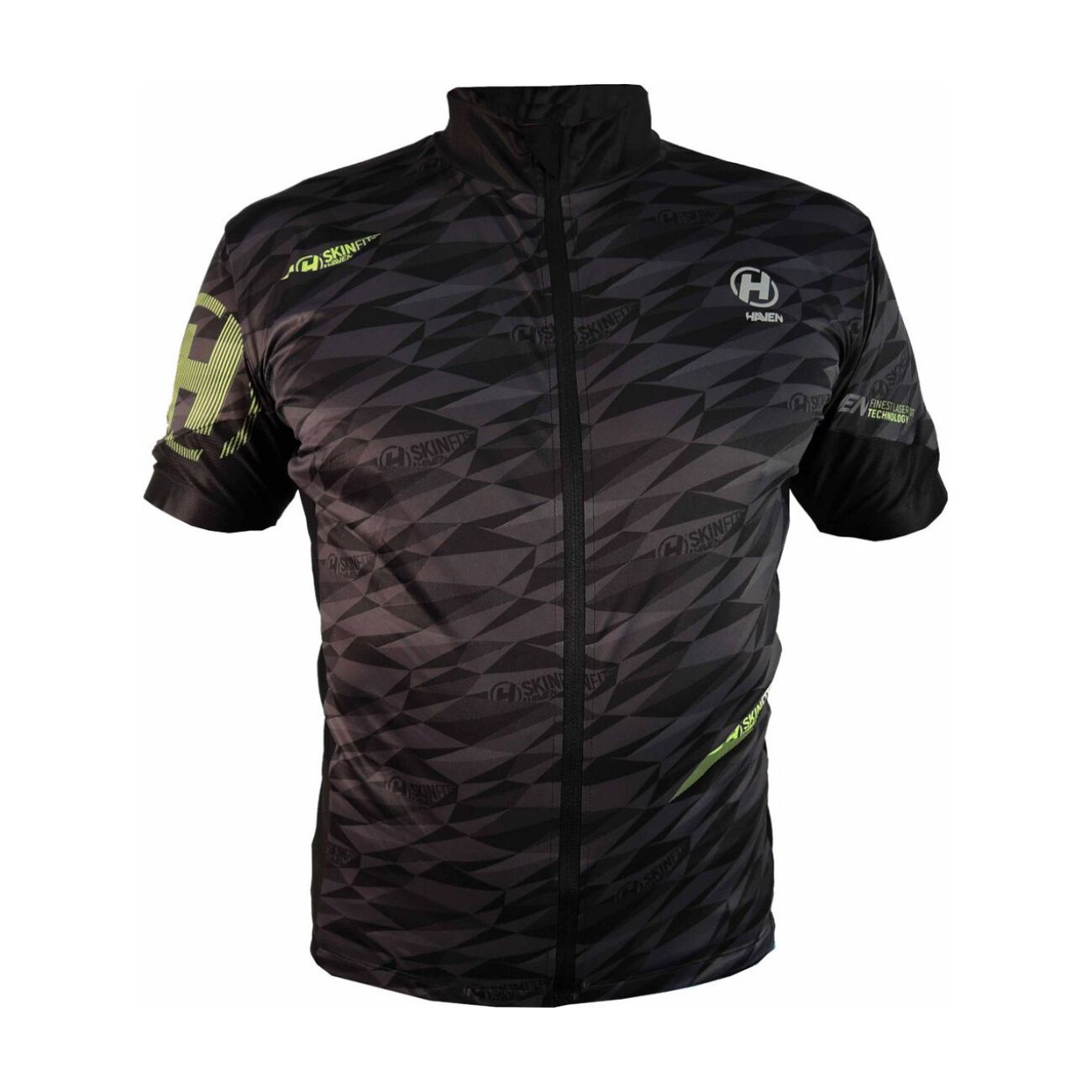 HAVEN Cyklistický dres s krátkym rukávom - TEAM - čierna M