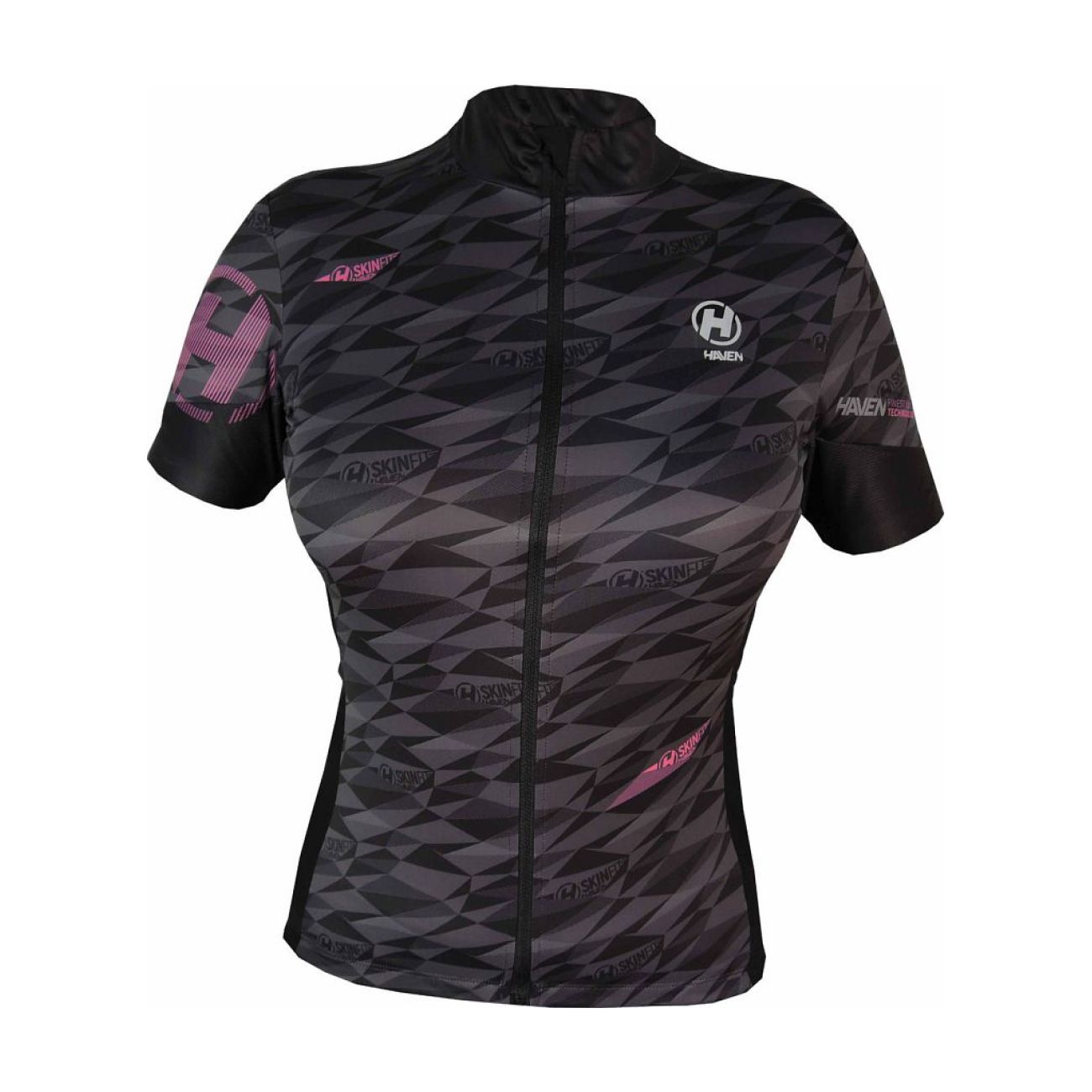 
                HAVEN Cyklistický dres s krátkym rukávom - SKINFIT WOMEN - čierna/ružová S
            