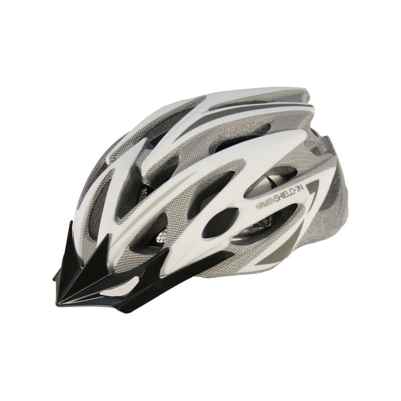 HAVEN Cyklistická prilba - SHIELD-ON - biela/šedá