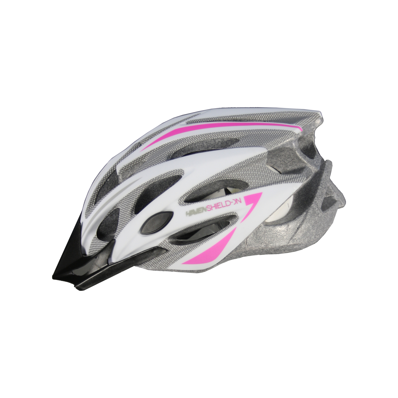 HAVEN Cyklistická prilba - SHIELD-ON - biela/ružová
