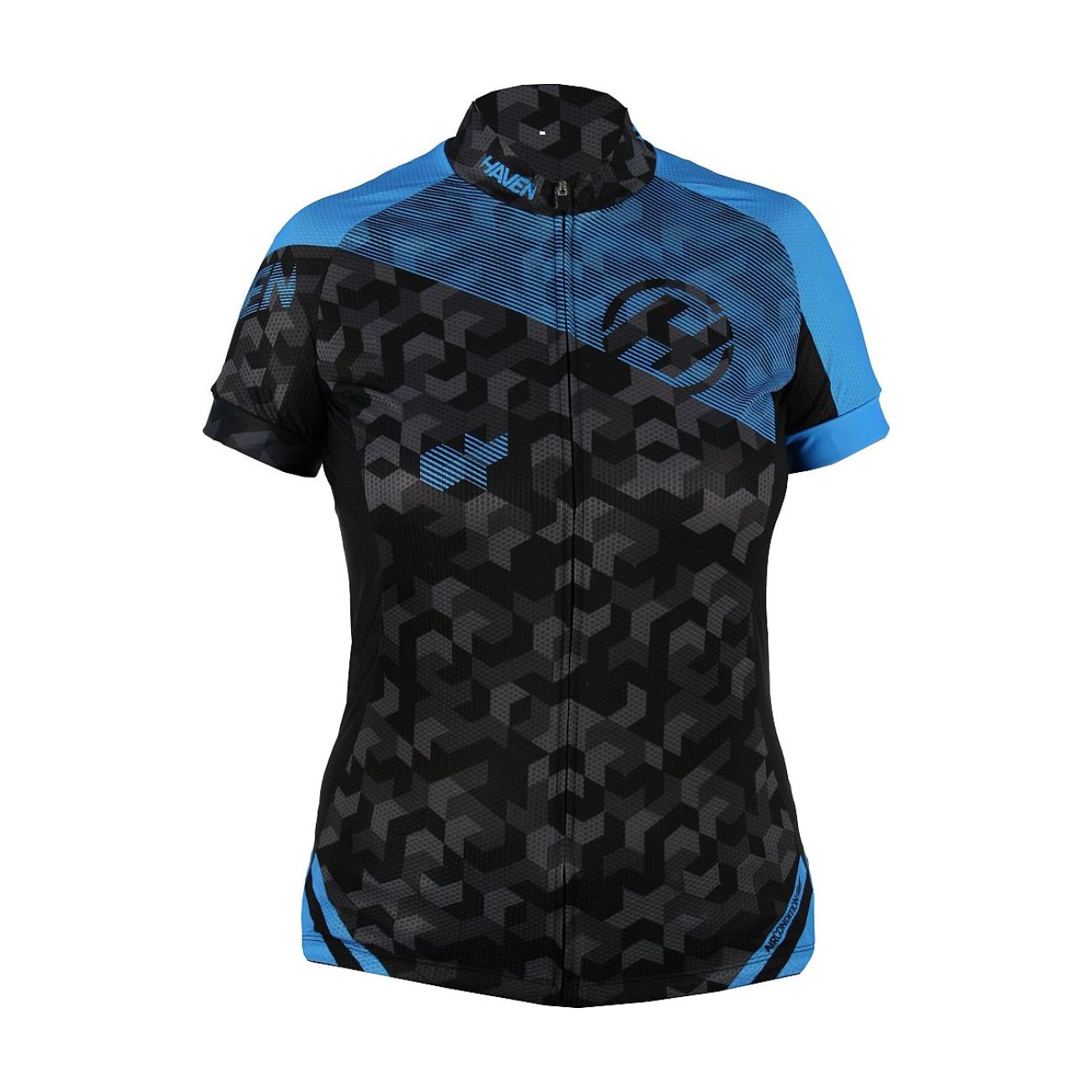 
                HAVEN Cyklistický dres s krátkym rukávom - SINGLETRAIL WOMEN - čierna/modrá 2XL
            