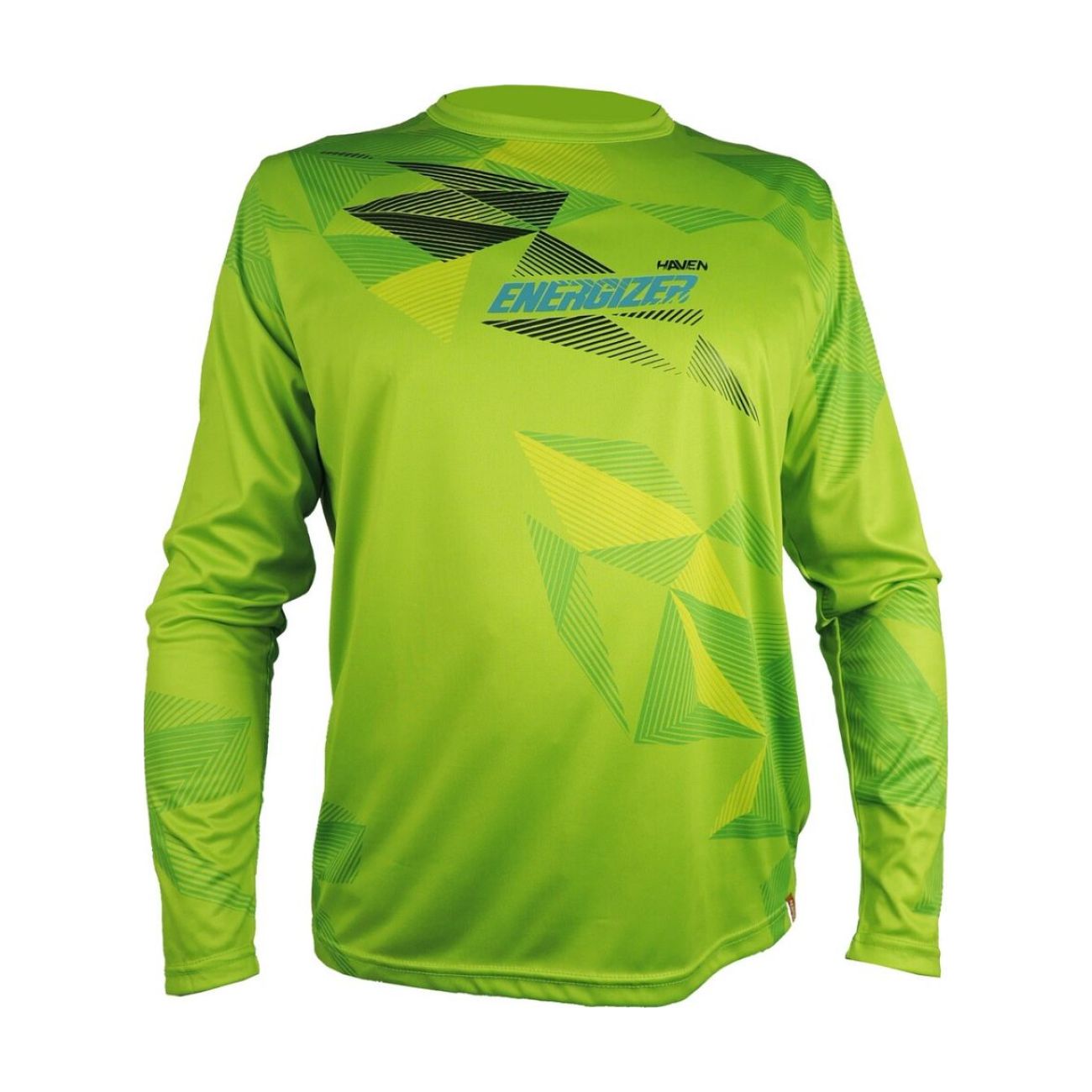 HAVEN Cyklistický dres s dlhým rukávom letný - ENERGIZER CRAZY LONG - zelená S