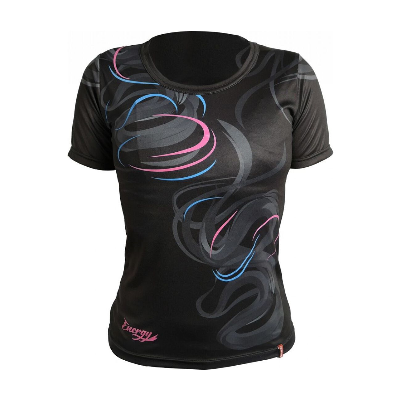 HAVEN Cyklistický dres s krátkym rukávom - ENERGY CRAZY SHORT - čierna