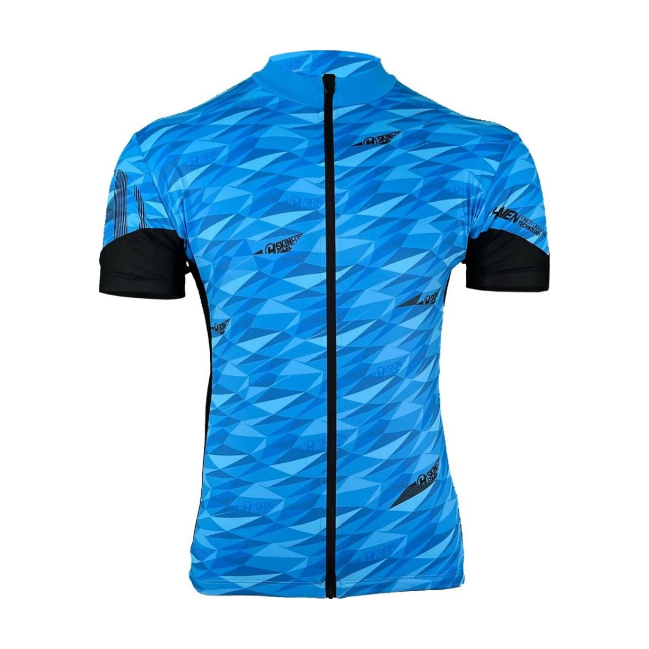 HAVEN Cyklistický dres s krátkym rukávom - SKINFIT NEO - modrá/čierna