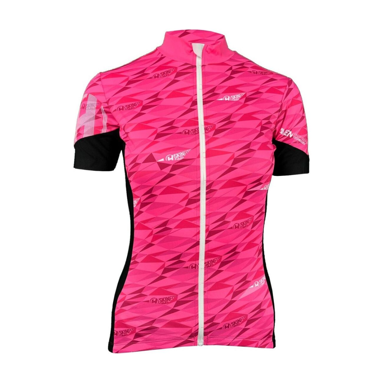 HAVEN Cyklistický dres s krátkym rukávom - SKINFIT NEO WOMEN - ružová/biela XL