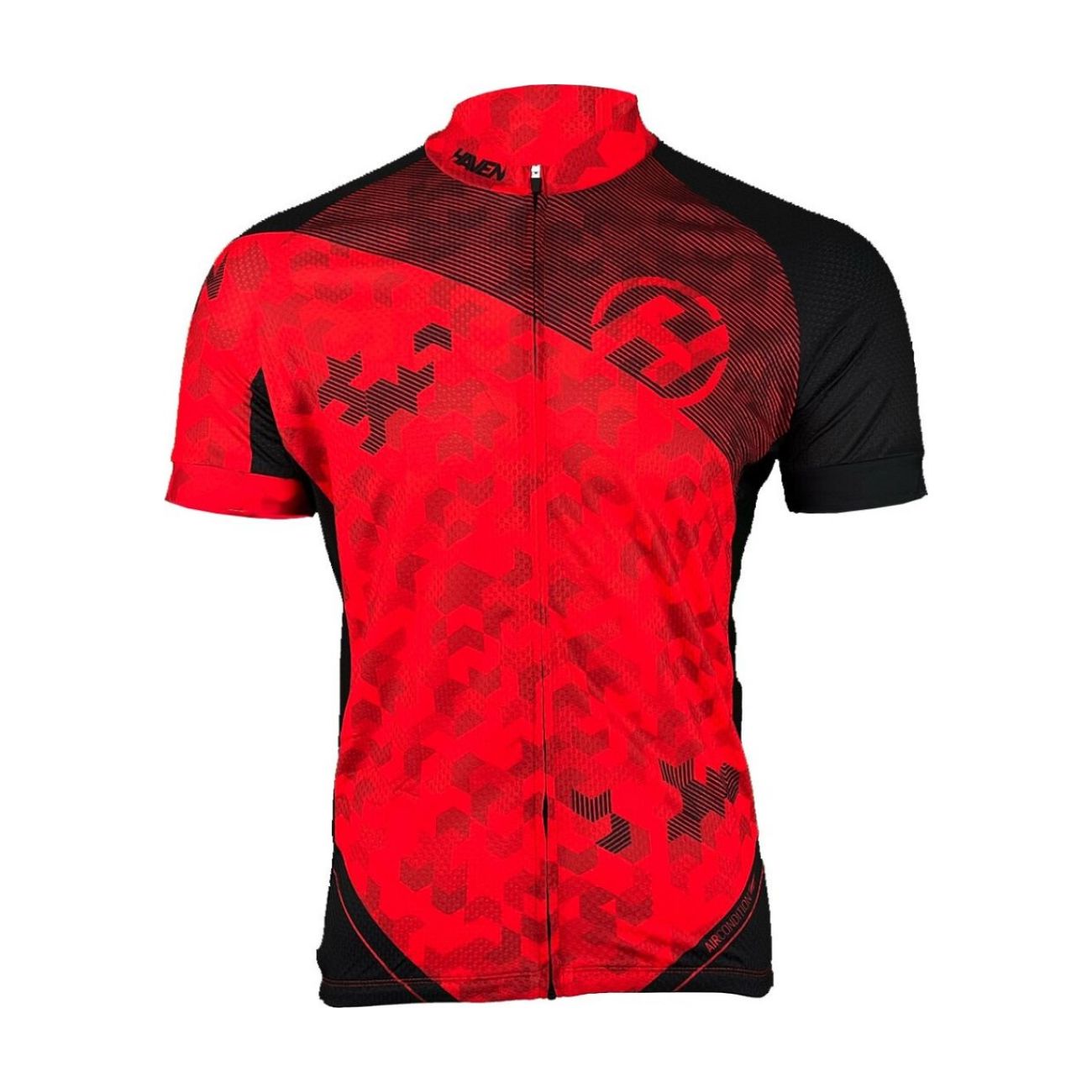 
                HAVEN Cyklistický dres s krátkym rukávom - SINGLETRAIL NEO - červená 4XL
            