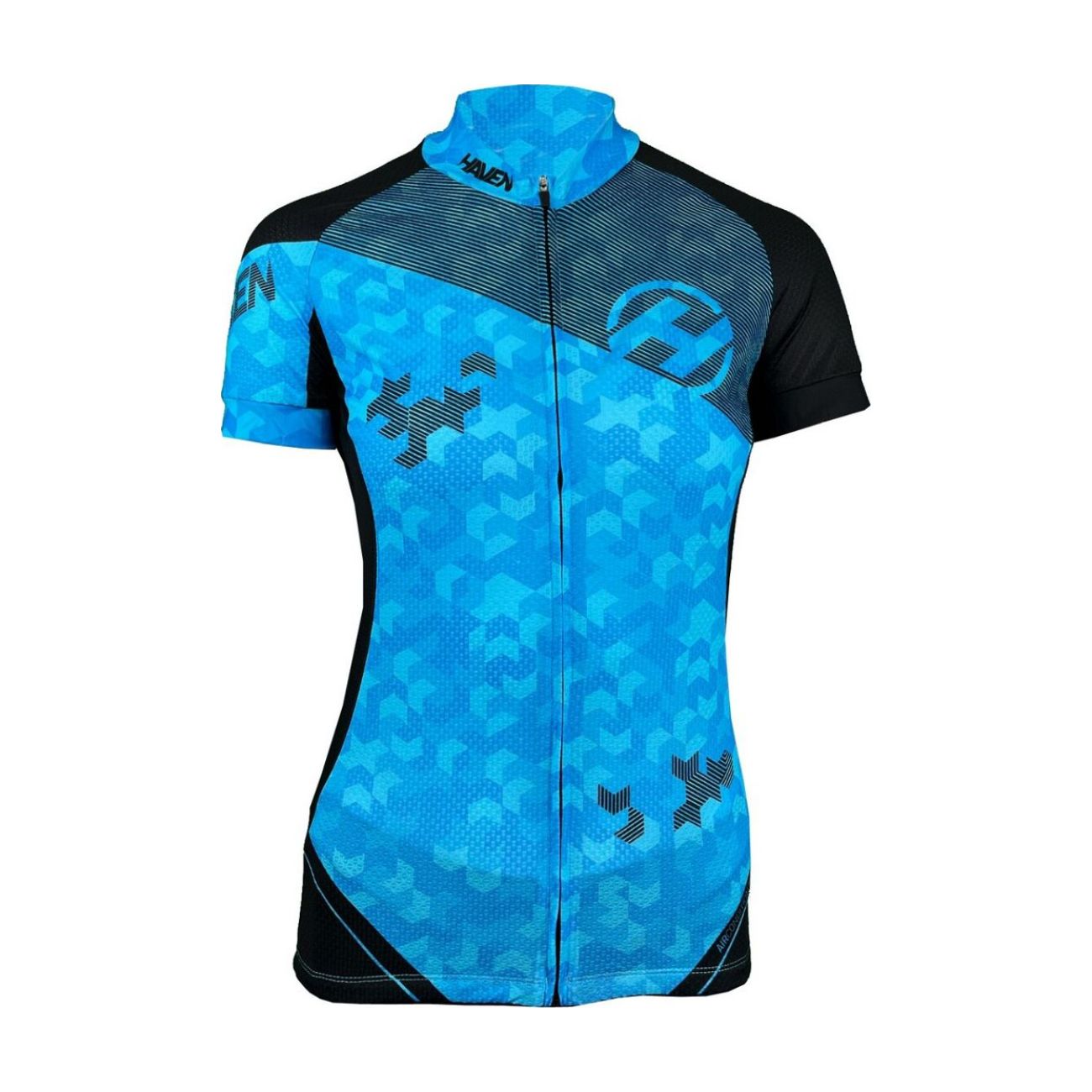 HAVEN Cyklistický dres s krátkym rukávom - SINGLETRAIL NEO WOMEN - modrá L