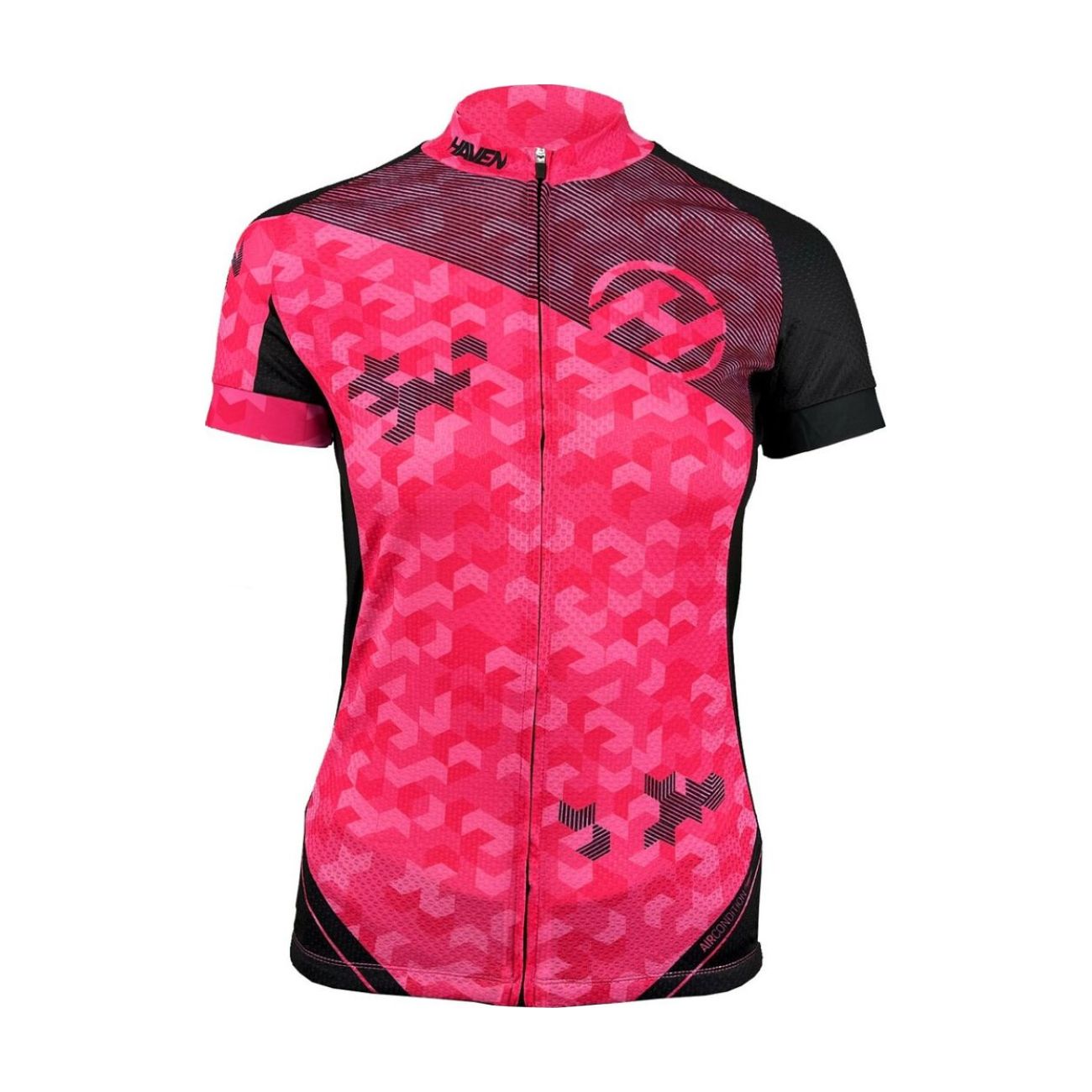 HAVEN Cyklistický dres s krátkym rukávom - SINGLETRAIL NEO WOMEN - ružová XL