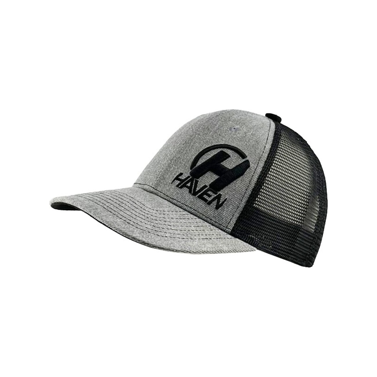 HAVEN Cyklistická čiapka - TRUCKER - šedá/čierna