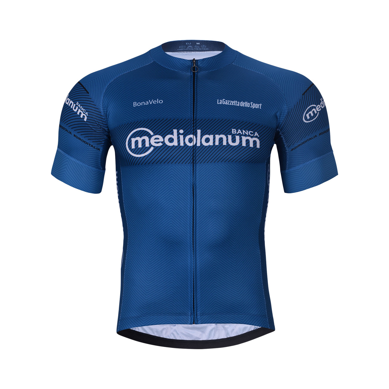 BONAVELO Cyklistický dres s krátkym rukávom - GIRO D´ITALIA - modrá XL