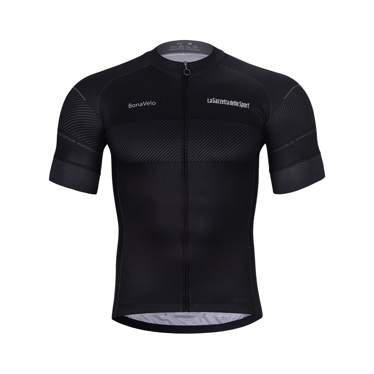 
                BONAVELO Cyklistický dres s krátkym rukávom - GIRO D´ITALIA - čierna 4XL
            