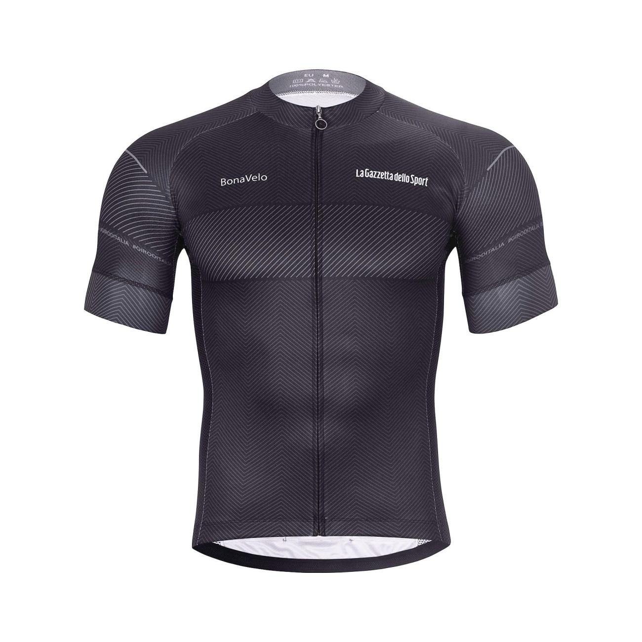 BONAVELO Cyklistický dres s krátkym rukávom - GIRO D´ITALIA - čierna 4XL