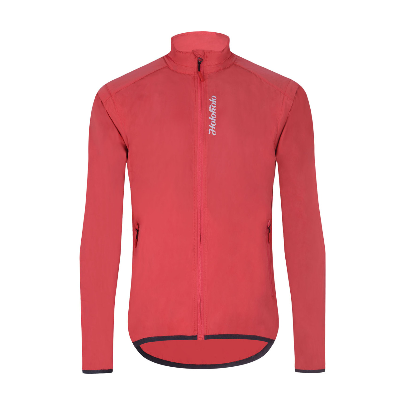 HOLOKOLO Cyklistická vodeodolná pláštenka - NEON - červená 4XL