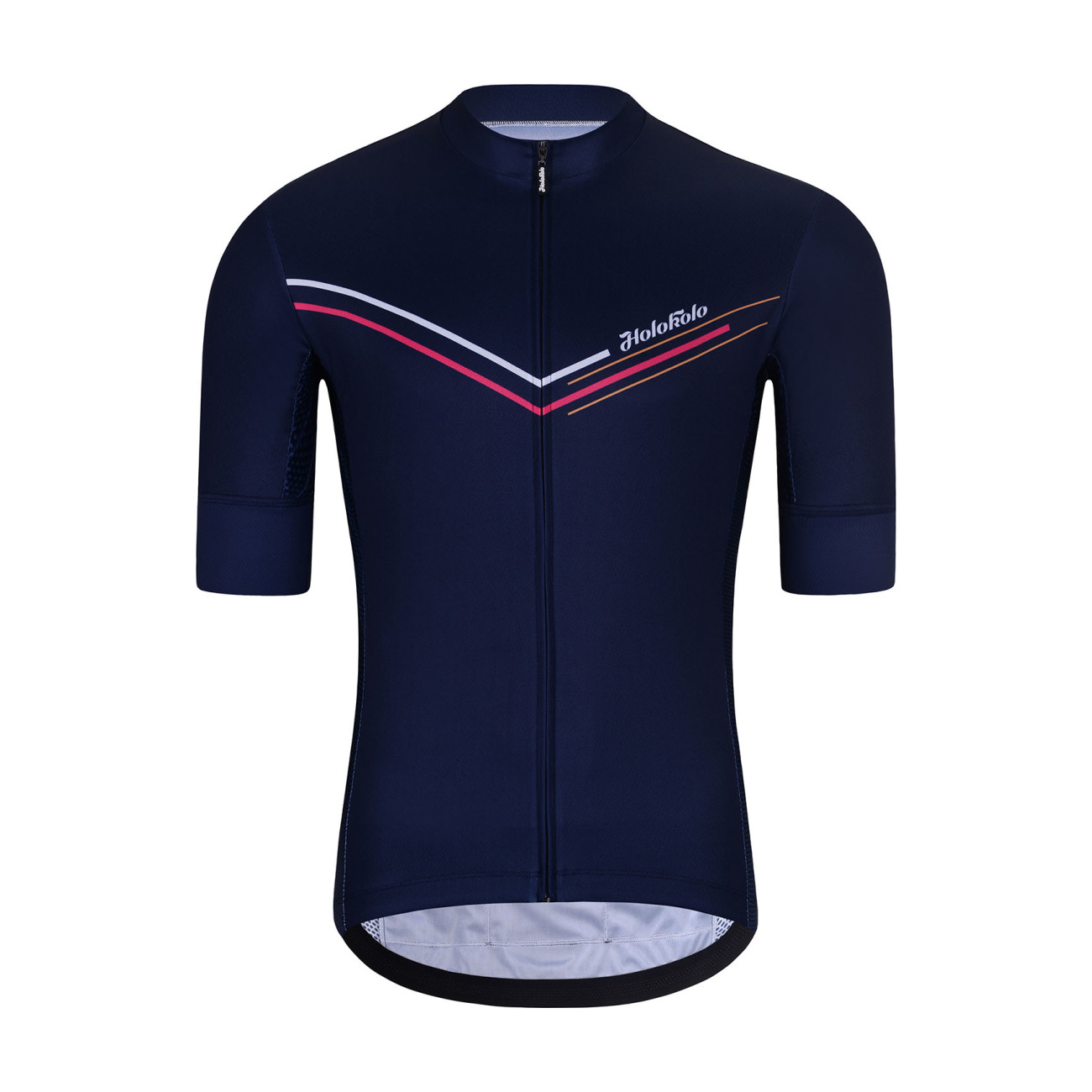 HOLOKOLO Cyklistický dres s krátkym rukávom - LEVEL UP - modrá 6XL