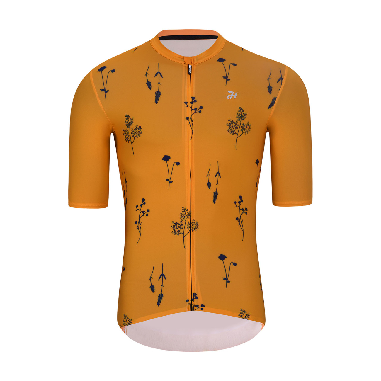 HOLOKOLO Cyklistický dres s krátkym rukávom - METTLE - oranžová L