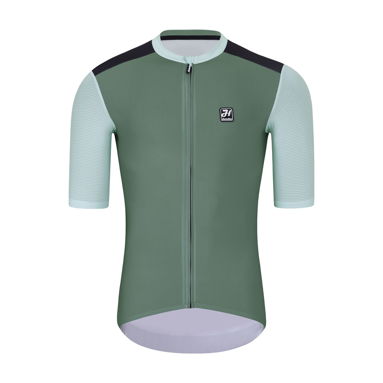 
                HOLOKOLO Cyklistický dres s krátkym rukávom - TECHNICAL  - zelená/čierna L
            