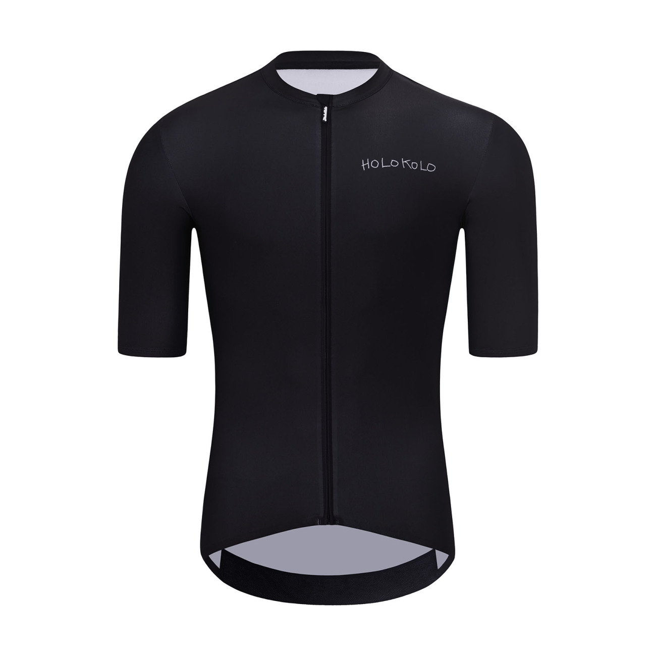 HOLOKOLO Cyklistický dres s krátkym rukávom - OCTOPUS - čierna/biela