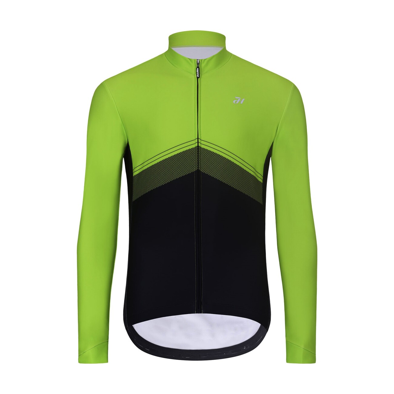 HOLOKOLO Cyklistický dres s dlhým rukávom zimný - ARROW II WINTER - žltá/čierna