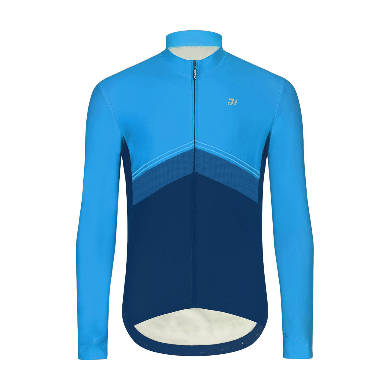HOLOKOLO Cyklistický dres s dlhým rukávom zimný - ARROW II WINTER - modrá M