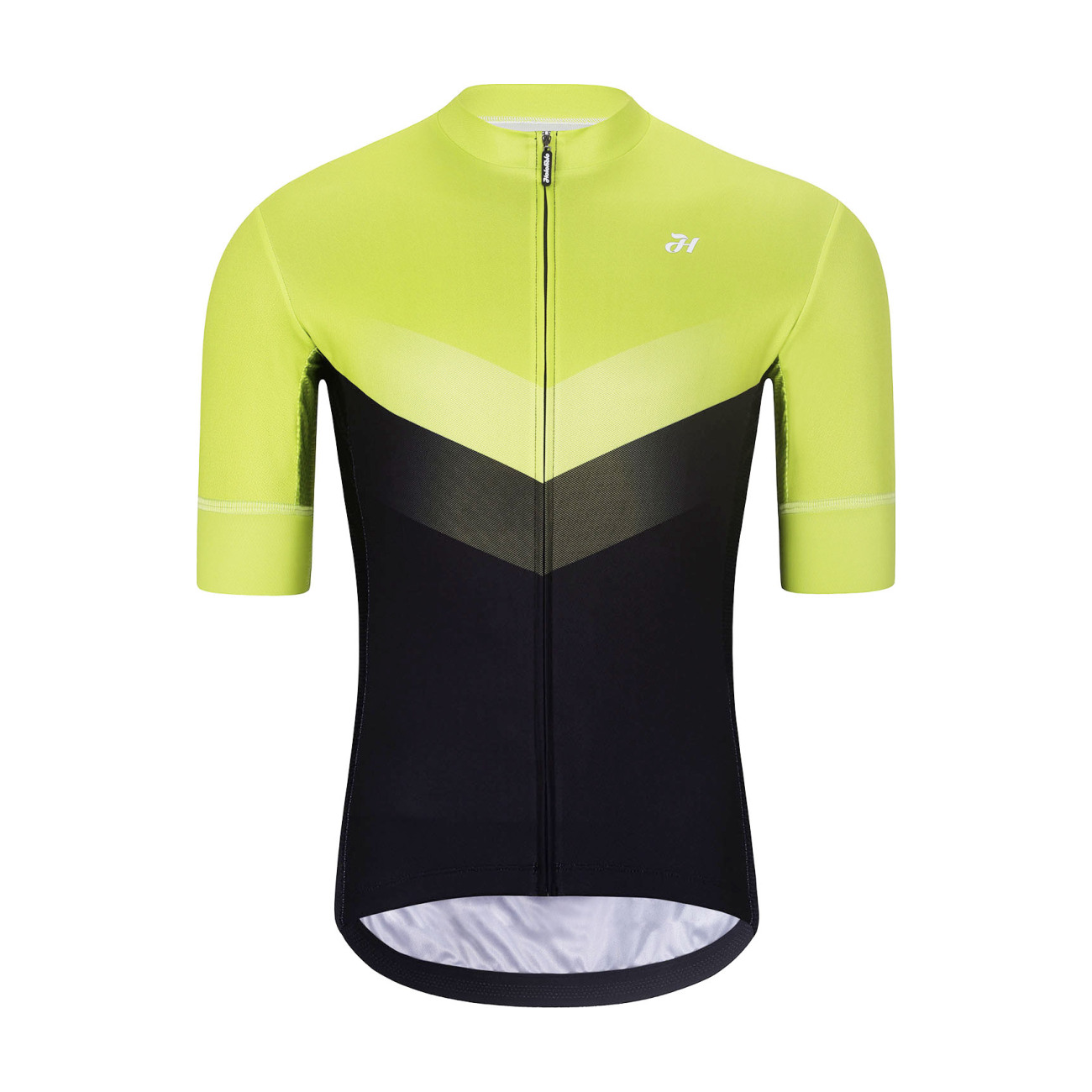 HOLOKOLO Cyklistický dres s krátkym rukávom - ARROW II - svetlo zelená/čierna S
