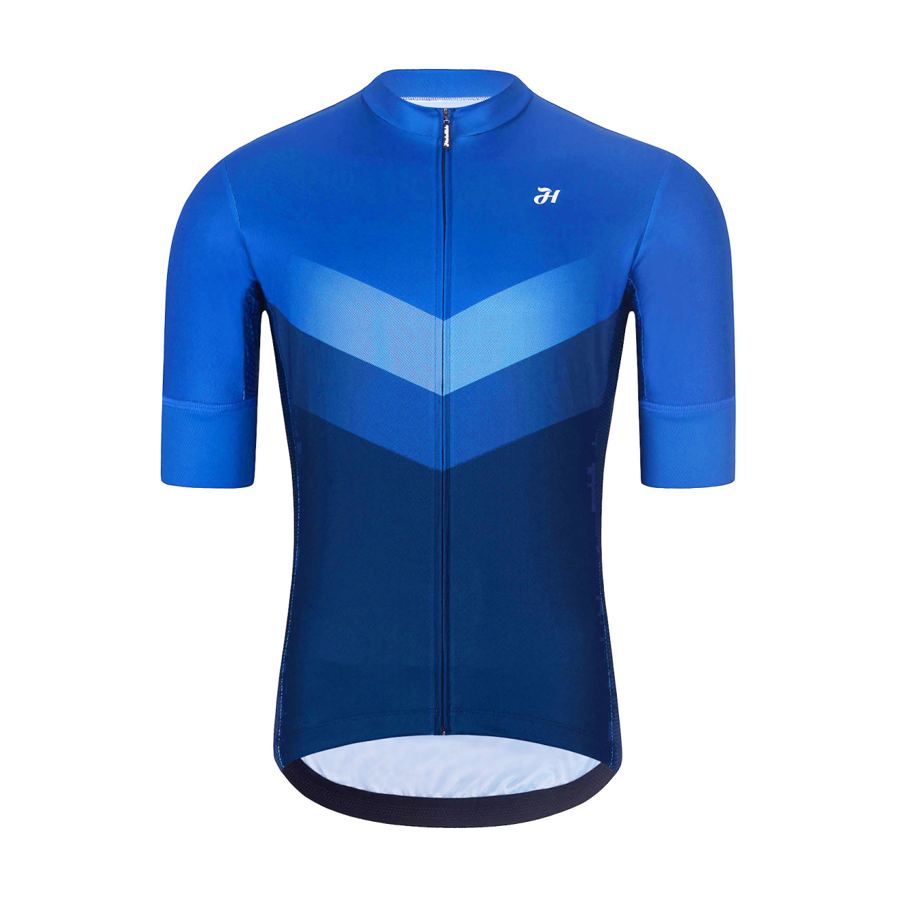 HOLOKOLO Cyklistický dres s krátkym rukávom - ARROW II - modrá 3XL
