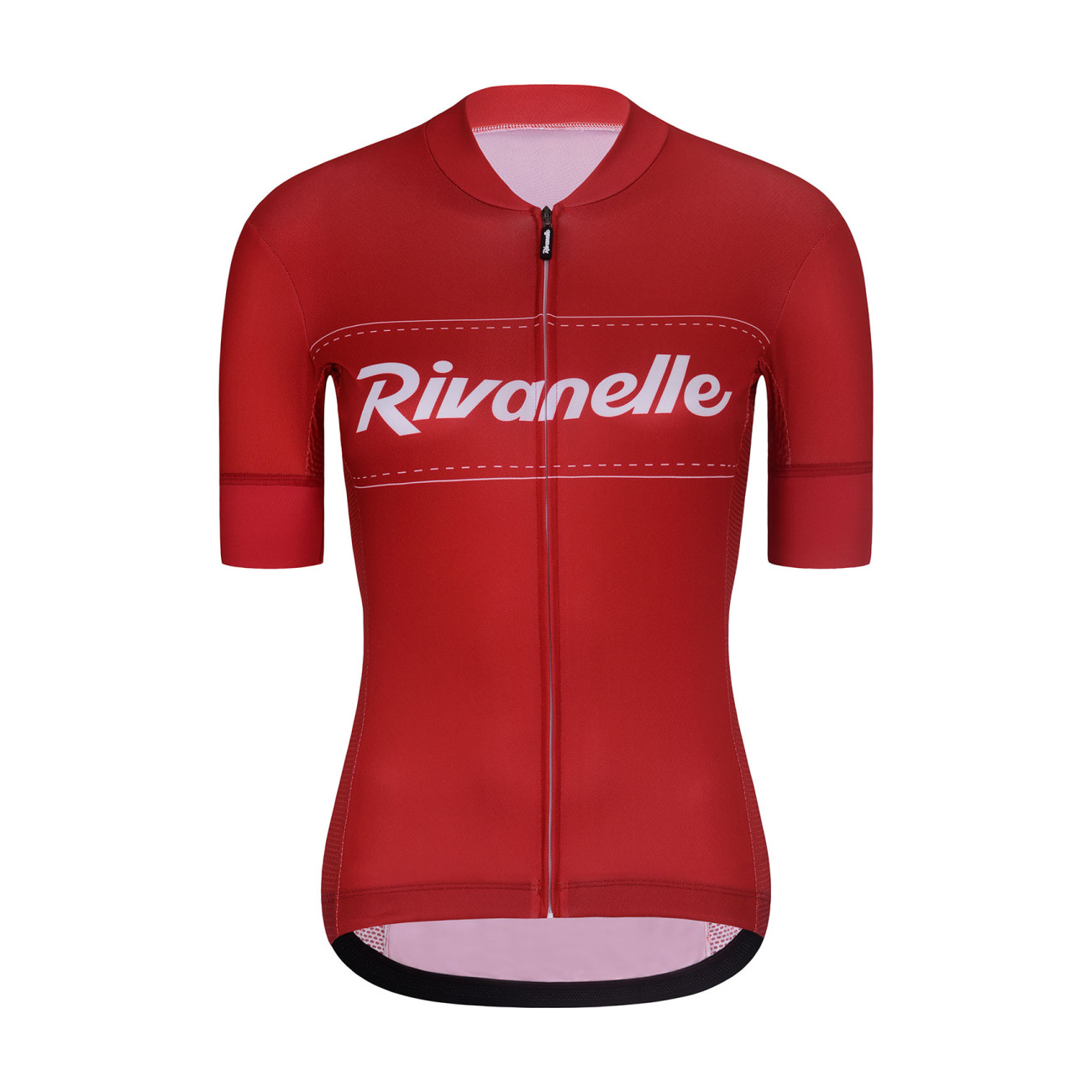 RIVANELLE BY HOLOKOLO Cyklistický dres s krátkym rukávom - GEAR UP - červená XL