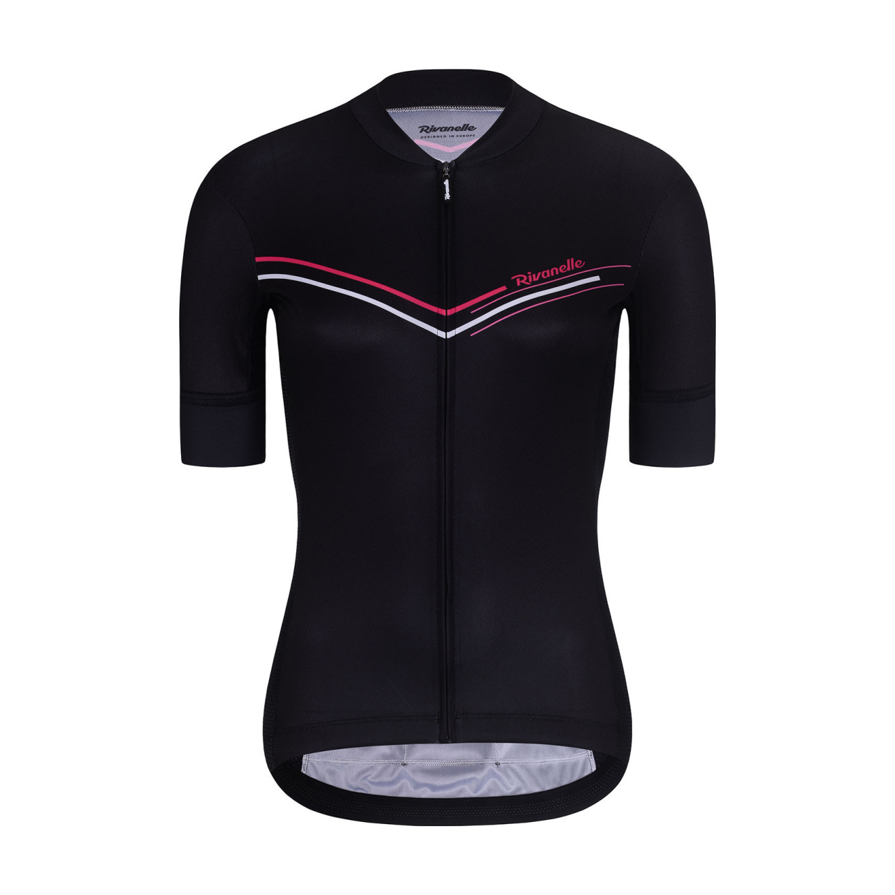 Cyklistický dres s krátkym rukávom - LEVEL UP - čierna M