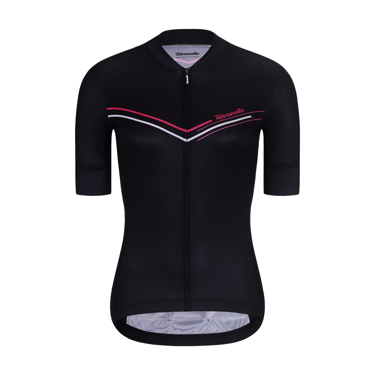 RIVANELLE BY HOLOKOLO Cyklistický dres s krátkym rukávom - LEVEL UP - čierna