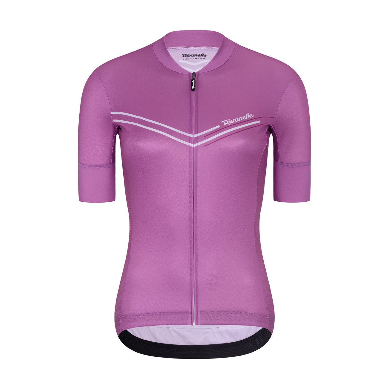 RIVANELLE BY HOLOKOLO Cyklistický dres s krátkym rukávom - LEVEL UP - fialová