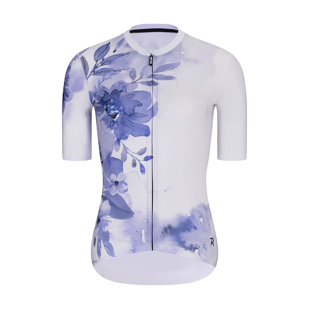 
                RIVANELLE BY HOLOKOLO Cyklistický dres s krátkym rukávom - FLOWERY LADY - biela/fialová/modrá L
            