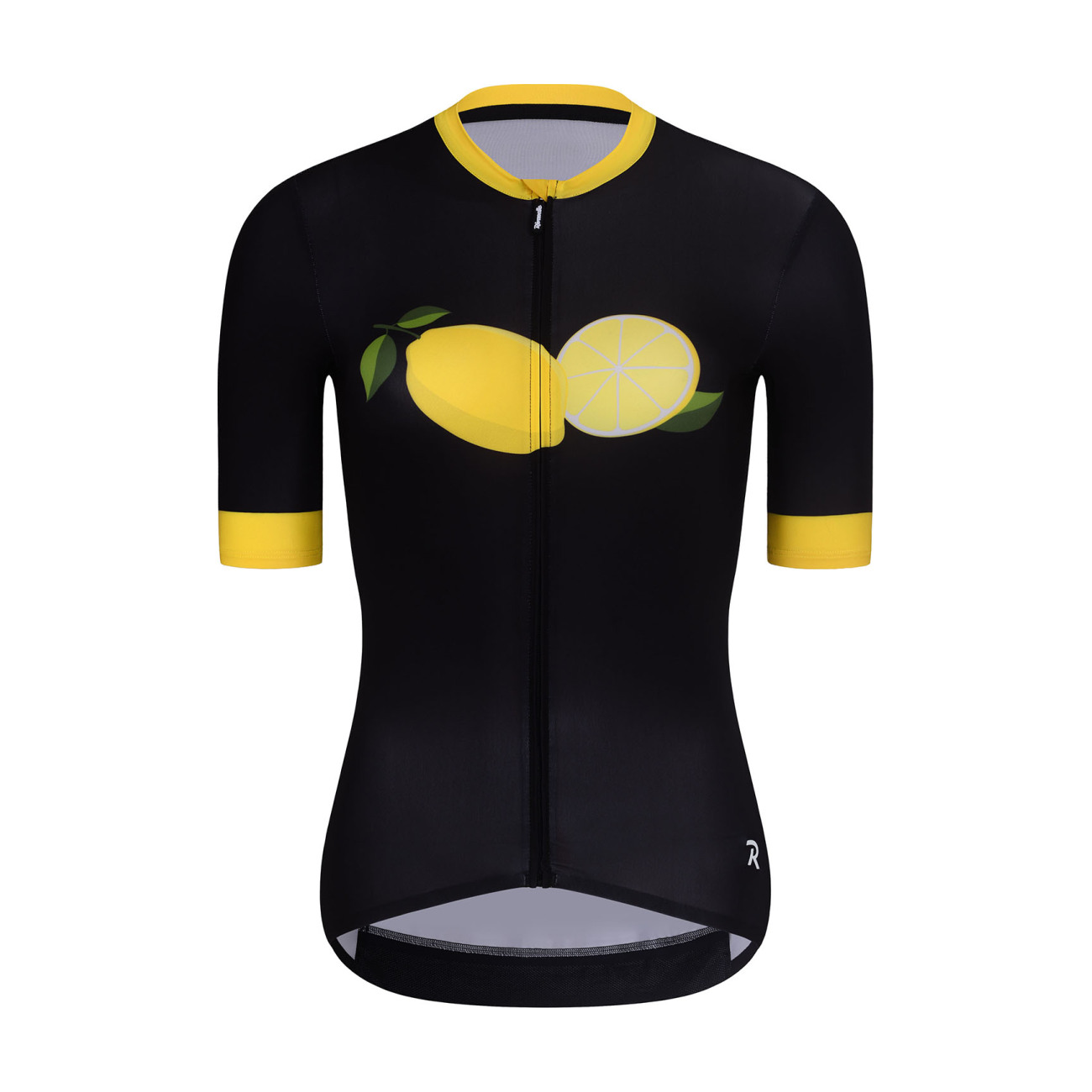 
                RIVANELLE BY HOLOKOLO Cyklistický dres s krátkym rukávom - FRUIT LADY - žltá/čierna
            