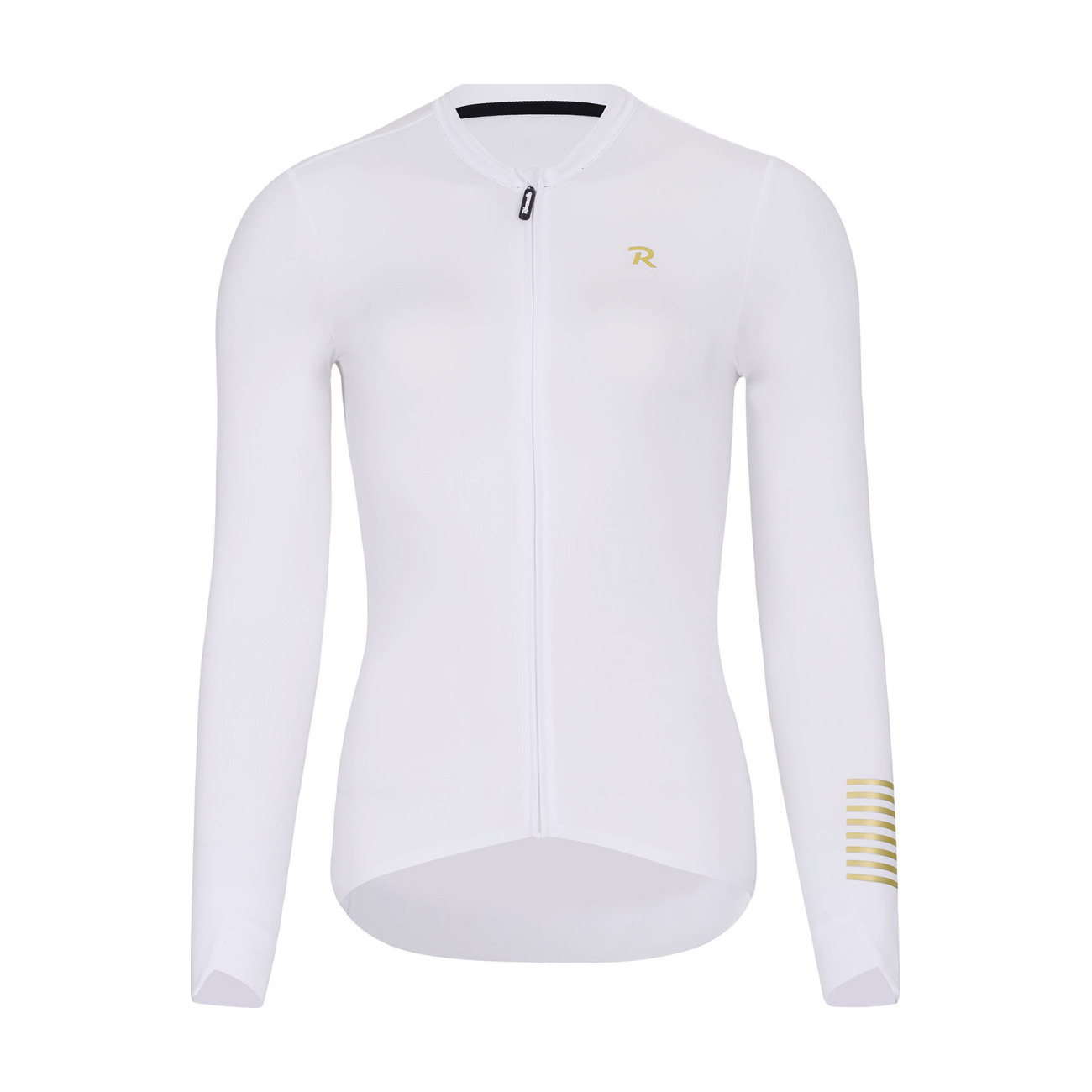 RIVANELLE BY HOLOKOLO Cyklistický dres s dlhým rukávom letný - VICTORIOUS GOLD ELITE LADY - biela