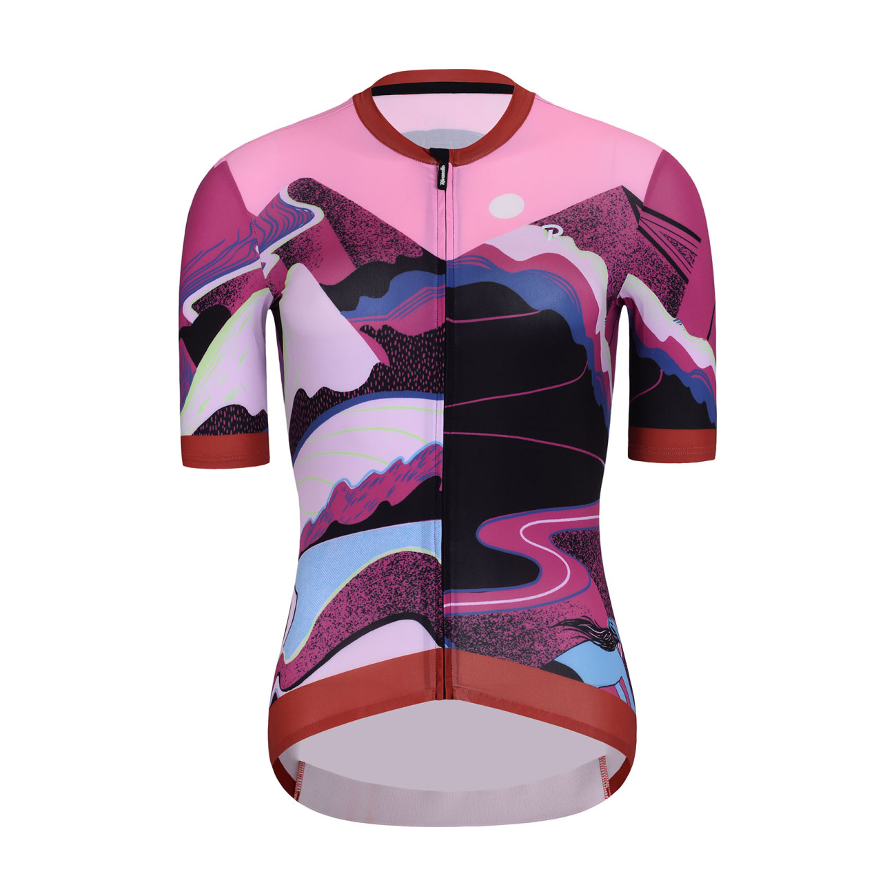 
                RIVANELLE BY HOLOKOLO Cyklistický dres s krátkym rukávom - SUNSET ELITE LADY LIMITED EDITION - ružová/viacfarebná
            