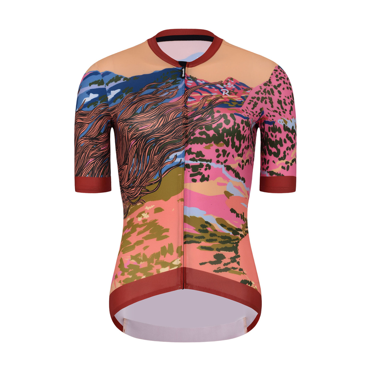 
                RIVANELLE BY HOLOKOLO Cyklistický dres s krátkym rukávom - FREE ELITE LADY LIMITED EDITION - oranžová/viacfarebná S
            