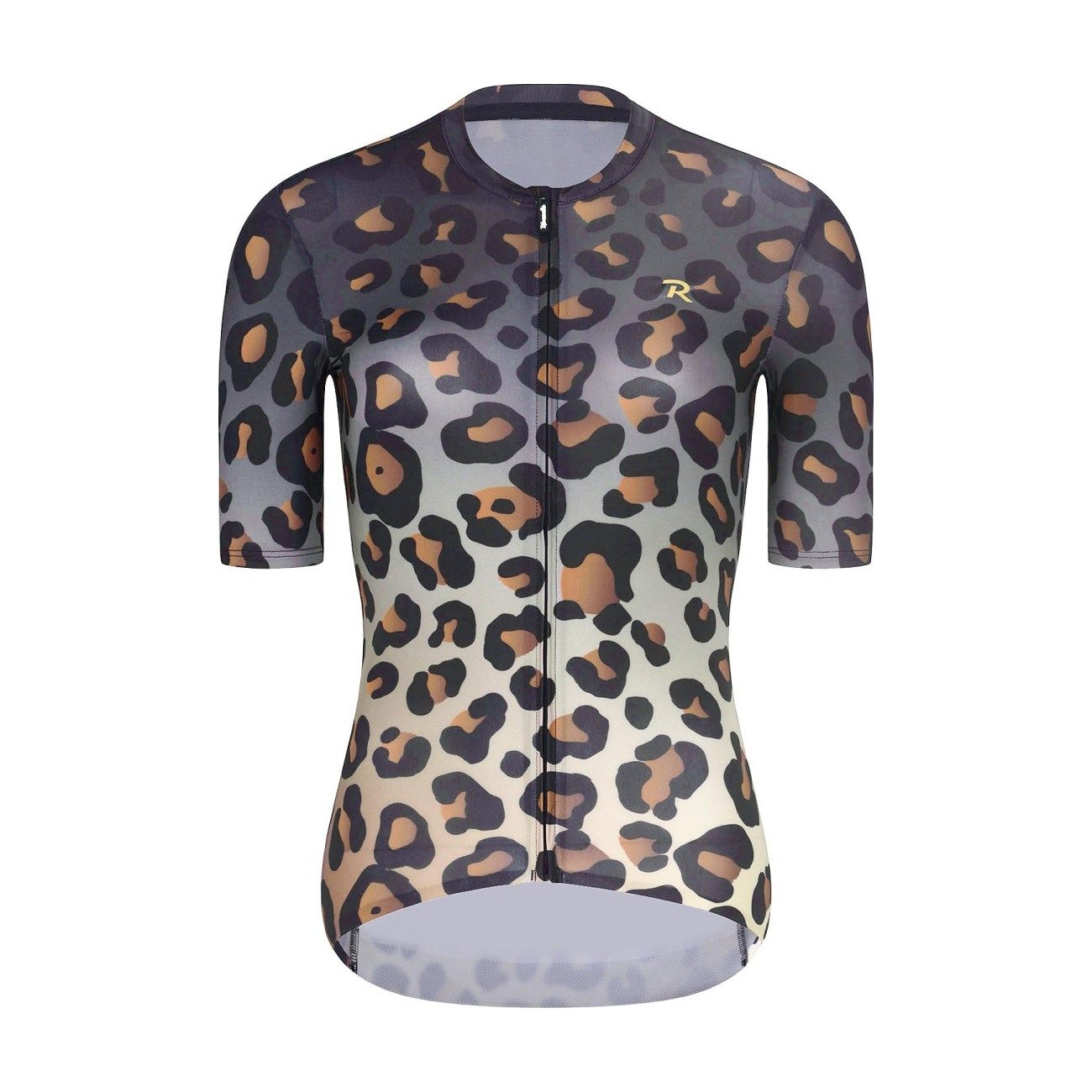 RIVANELLE BY HOLOKOLO Cyklistický dres s krátkym rukávom - WILDCAT - hnedá/čierna