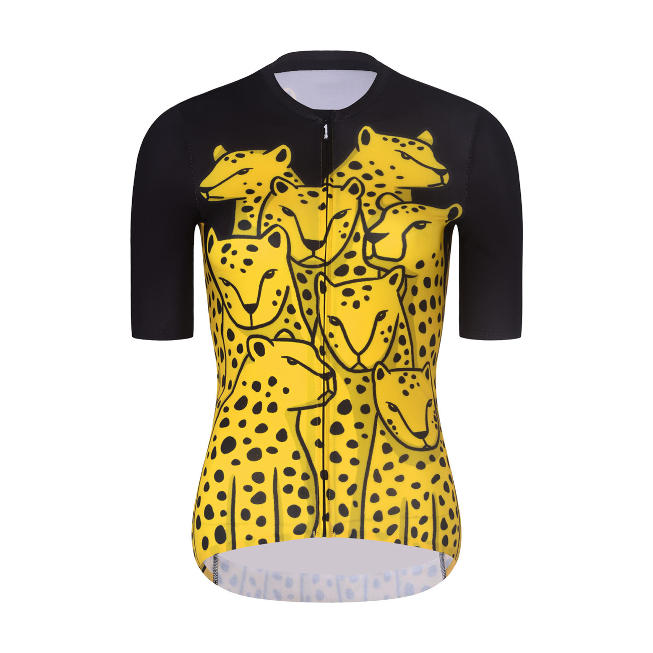 RIVANELLE BY HOLOKOLO Cyklistický dres s krátkym rukávom - CHEETAH II - žltá/čierna