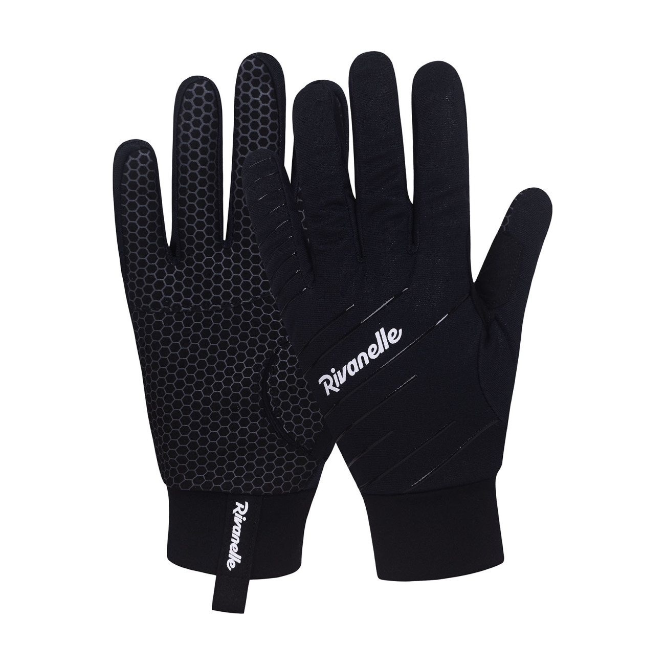 RIVANELLE BY HOLOKOLO Cyklistické rukavice dlhoprsté - WINTER GLOVES - čierna