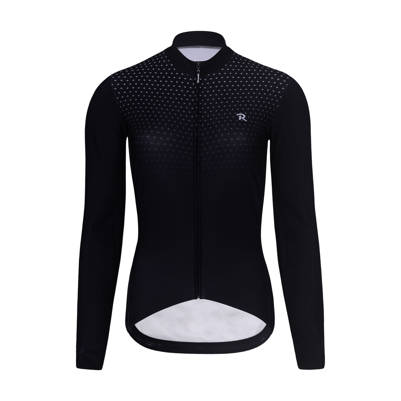 RIVANELLE BY HOLOKOLO Cyklistický dres s dlhým rukávom zimný - STARLIGHT WINTER - čierna S