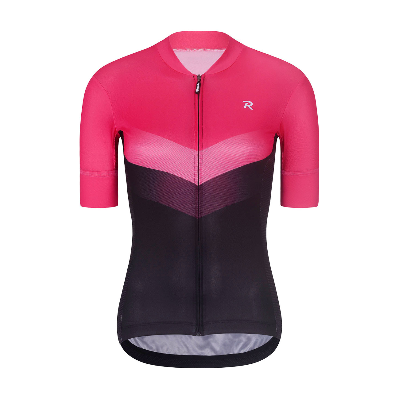 RIVANELLE BY HOLOKOLO Cyklistický dres s krátkym rukávom - ARROW II - ružová/čierna