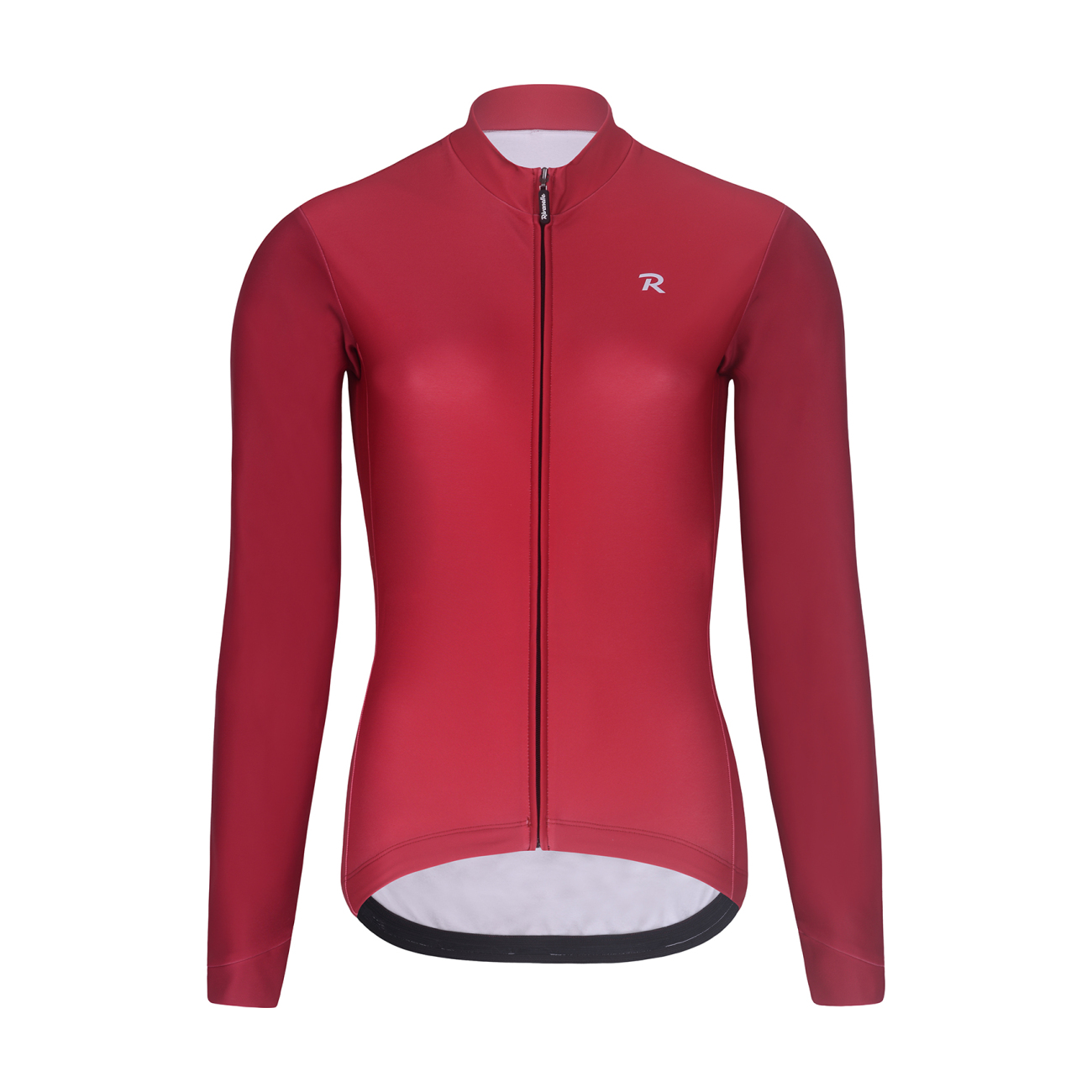RIVANELLE Cyklistický dres s dlhým rukávom zimný - PERFORMANCE WINTER - bordová