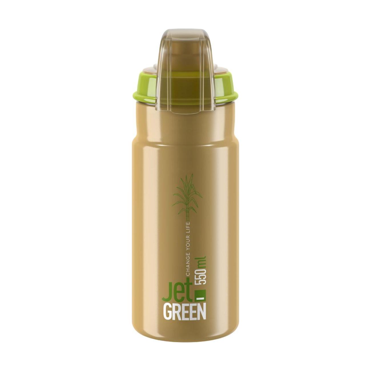 
                ELITE Cyklistická fľaša na vodu - JET GREEN PLUS 550 - hnedá
            