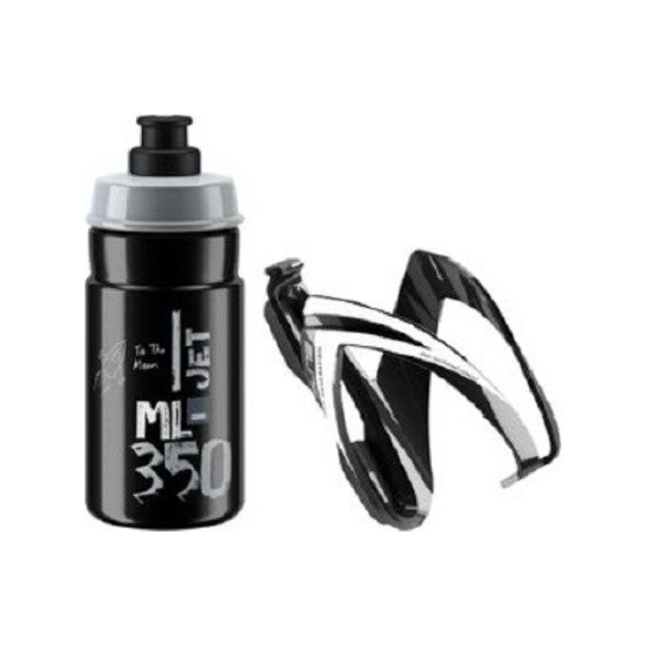 ELITE fľaša+košík - CEO 350 ml - čierna