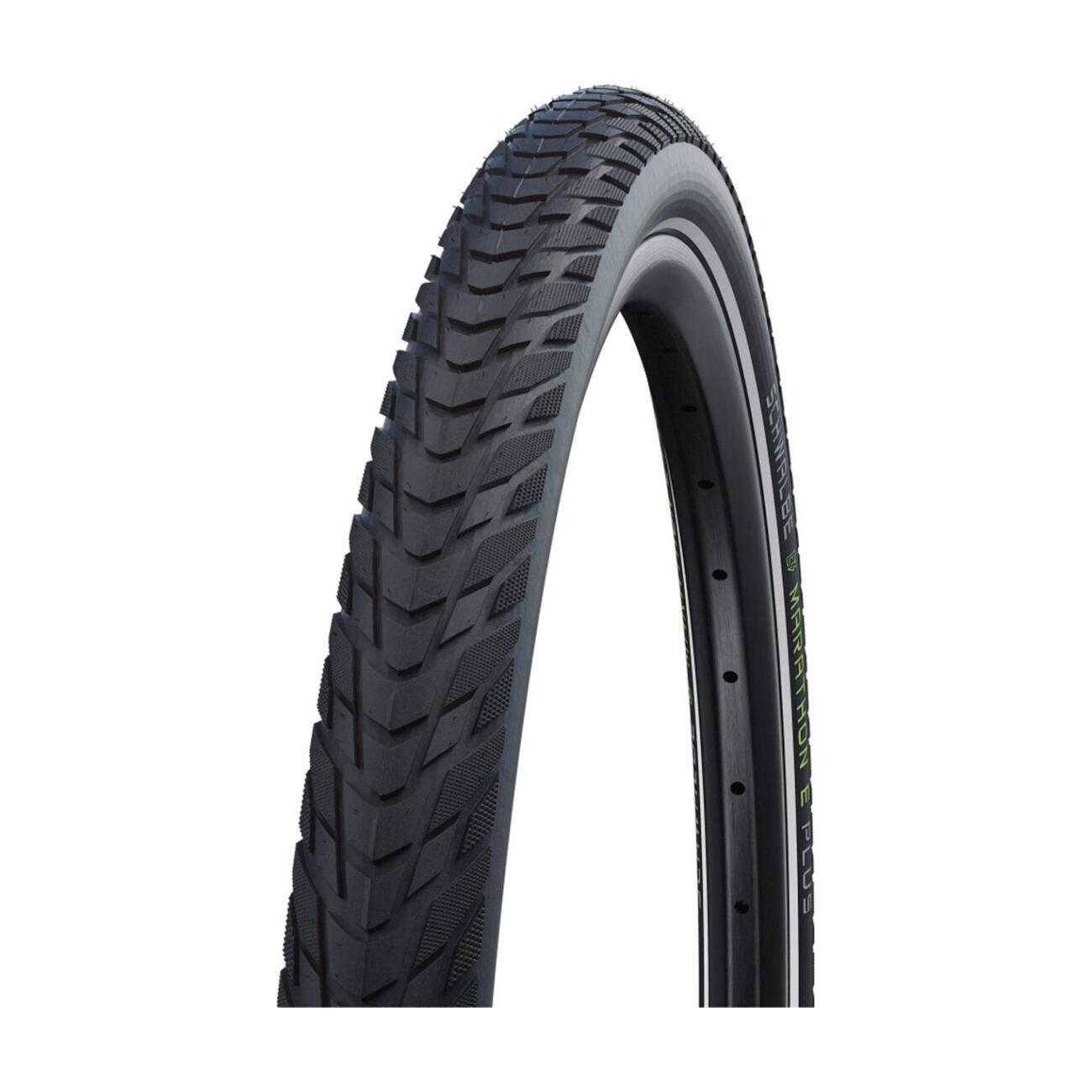 SCHWALBE plášť - MARATHON E-PLUS 700x38C (40-622) TWIN SKIN SMART DUAL GUARD - čierna