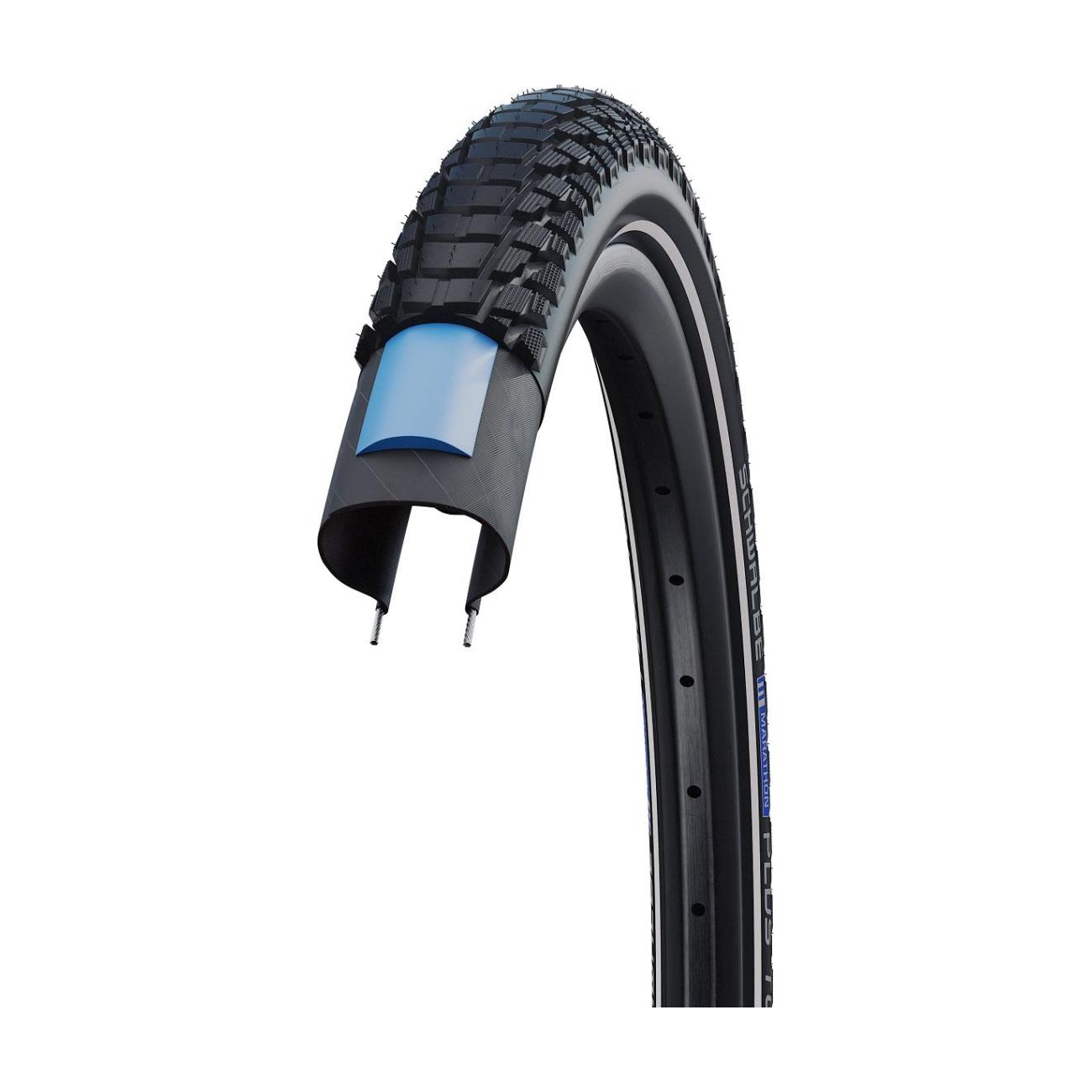 SCHWALBE plášť - MARATHON PLUS TOUR (50-559) 26x2.00 PERFORMANCE - čierna