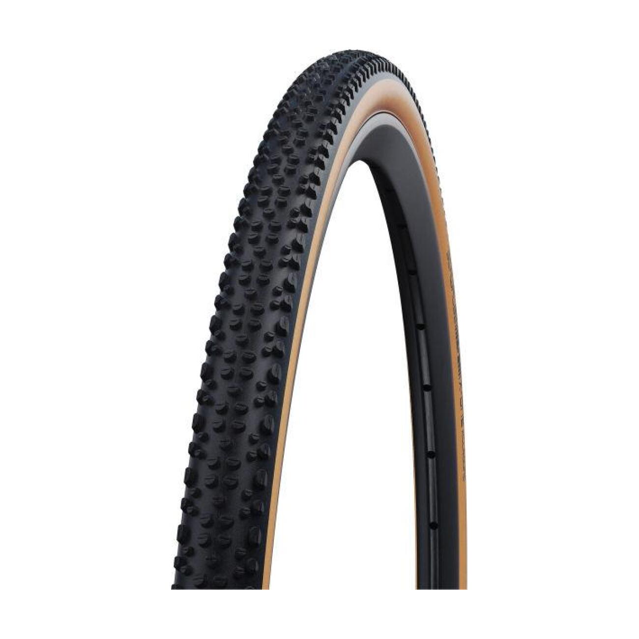 SCHWALBE plášť - X-ONE ALLROUND 700x33C RACEGUARD 67EPI - čierna/hnedá