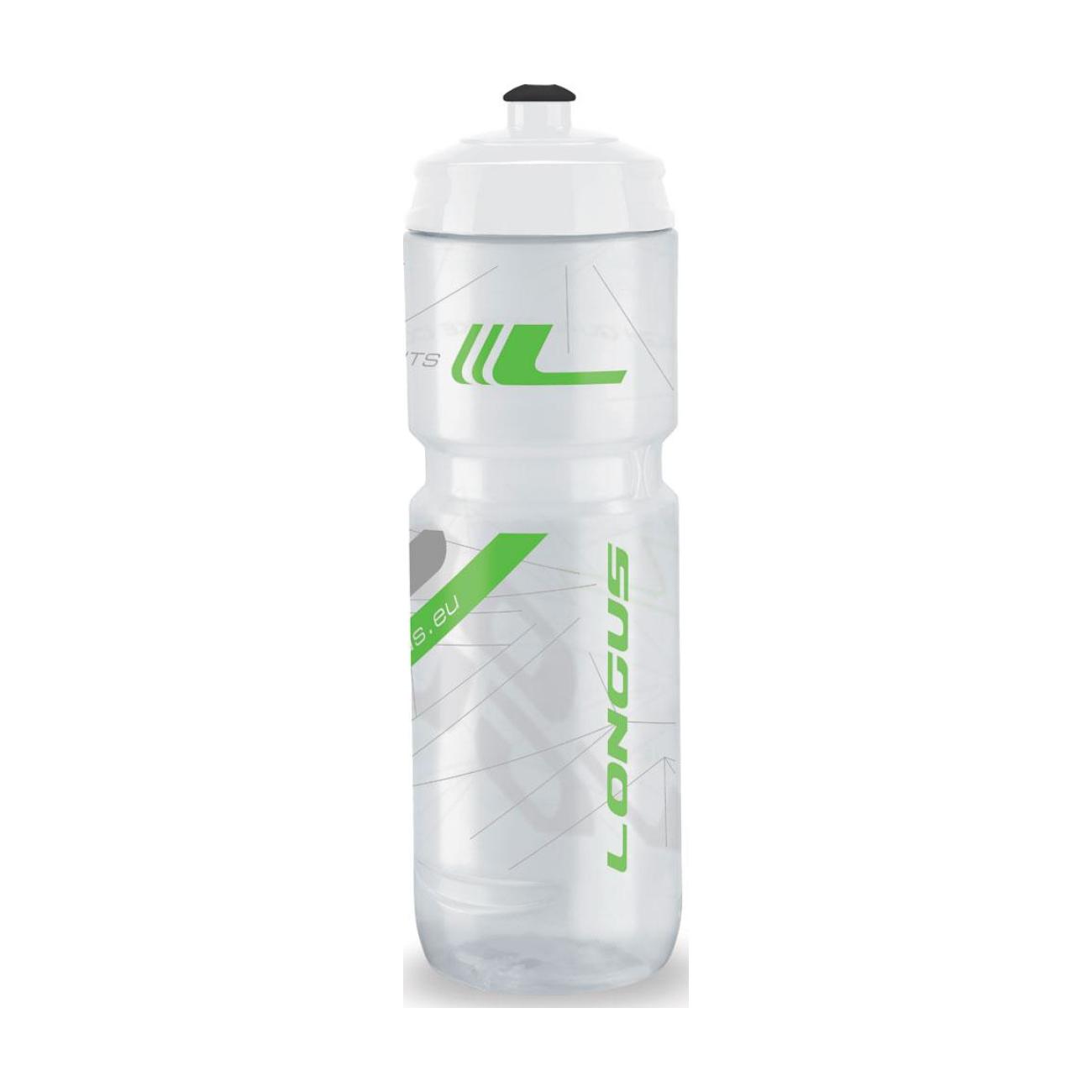 E-shop LONGUS Cyklistická fľaša na vodu - TESA 800ml - transparentná/zelená